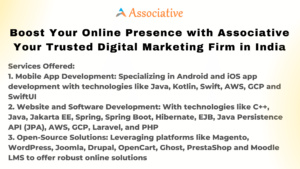 Boost Your Online Presence with Associative Your Trusted Digital Marketing Firm in India