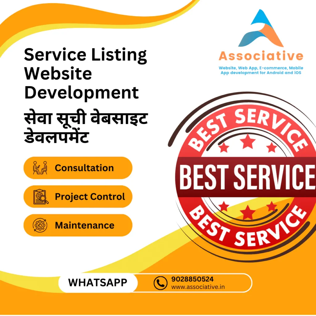 Affordable service listing website development company in India