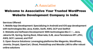 Welcome to Associative Your Trusted WordPress Website Development Company in India