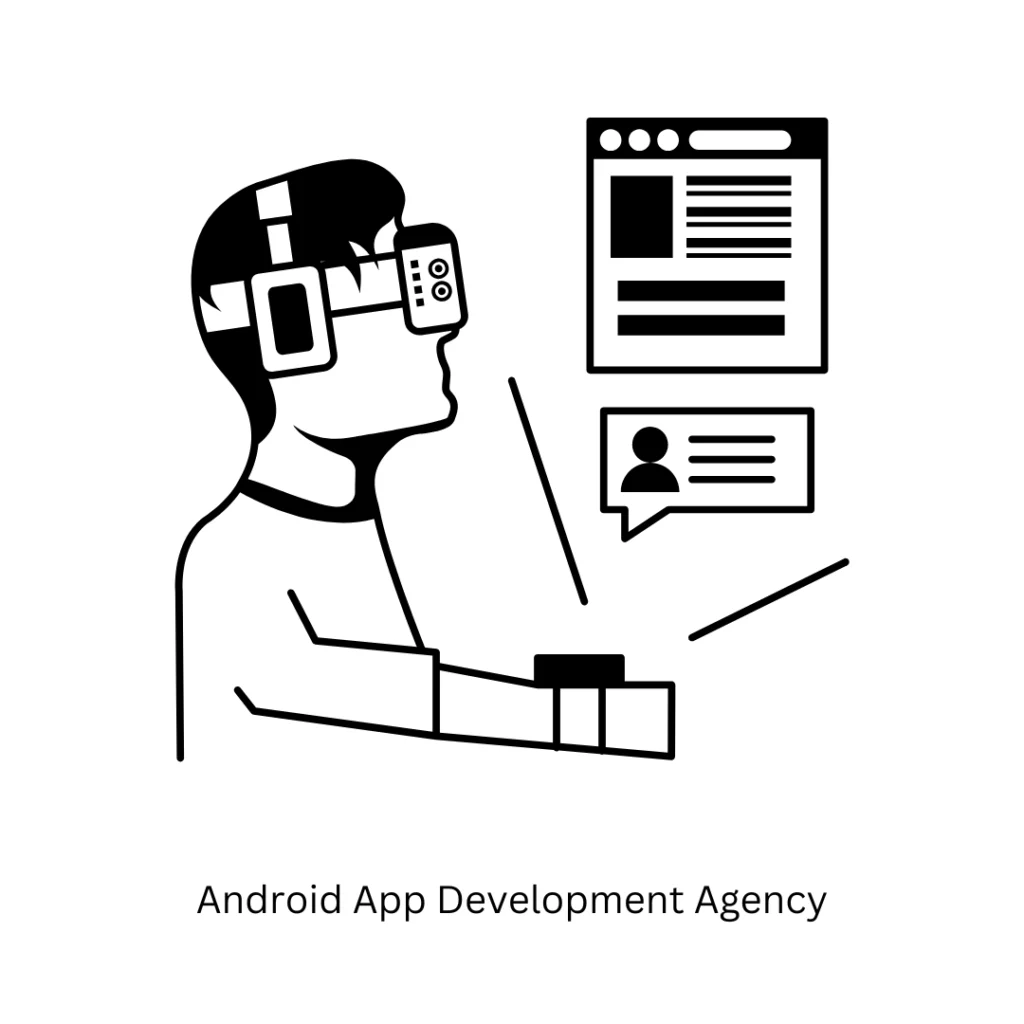 Android app development services along with iOS app development, website development, e-commerce solutions, and more.